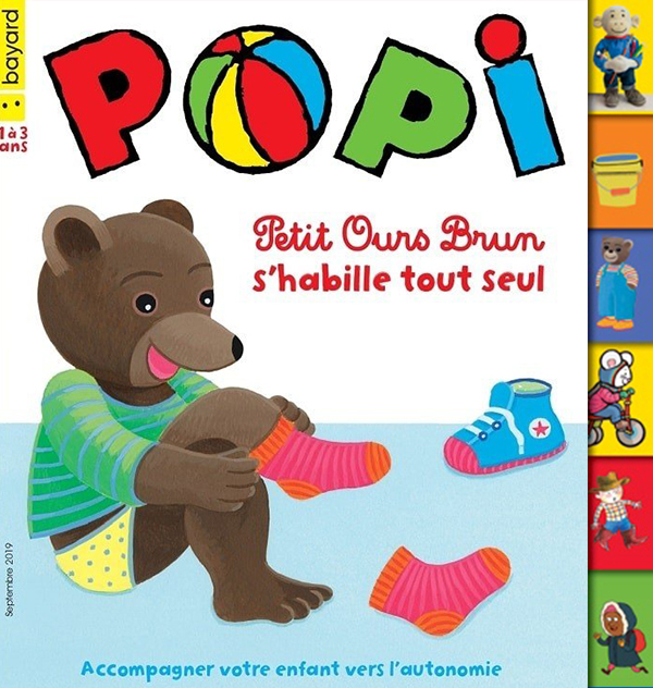 4 comptines de Petit Ours Brun - Popi